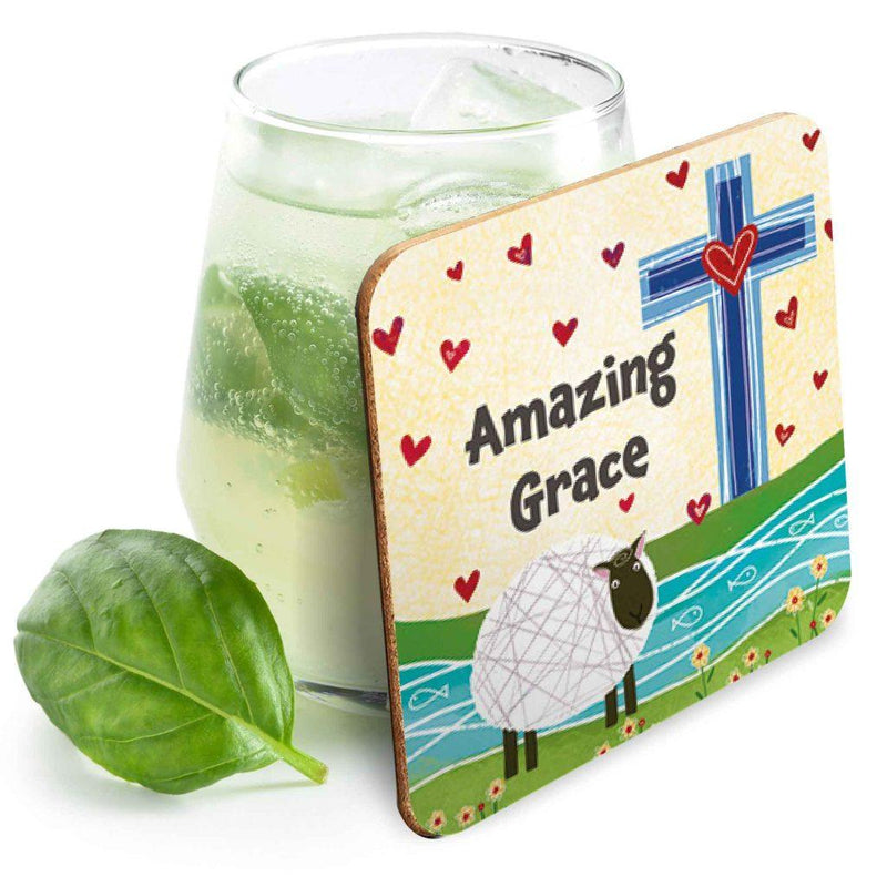 Amazing Grace Christian Coaster