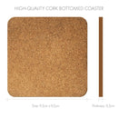 Zijn liefde duurt voort Christelijke onderzetter