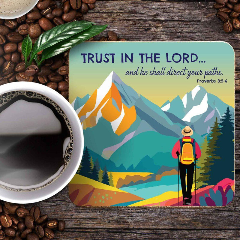 Trust in the Lord Christian Coaster