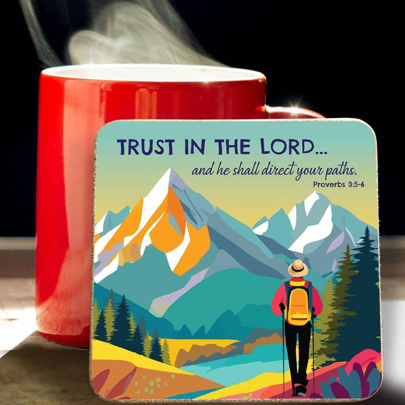 Trust in the Lord Christian Coaster