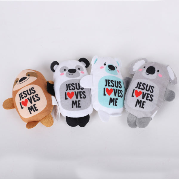 Jesus loves me plush toy (Priced per piece, sold per 4)