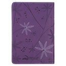 KJV Bible Compact Faux Leather Purple