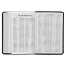 KJV Bible Mini Pocket Faux Leather Black