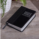 KJV Bible Mini Pocket Faux Leather Black