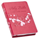 KJV Bible Compact Faux Leather Pink