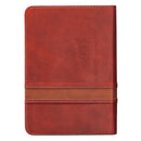 KJV Bible Compact LP Faux Leather Brown Two-tone