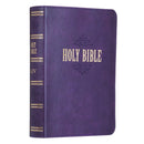 KJV Bible Compact LP Faux Leather Purple