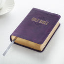 KJV Bible Compact LP Faux Leather Purple
