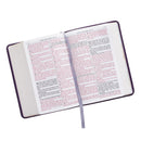 KJV Bible Compact LP Faux Leather Purple