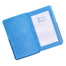 KJV Bible Giant Print Standard-size Faux Leather Aqua/Blue