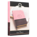 KJV Bijbel Thinline LP Kunstleer, Bruin/Roze