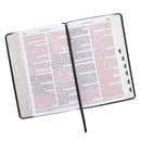 KJV Bible Giant Print Standard-size Faux Leather Black Two-tone