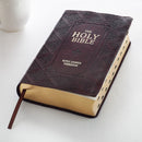 KJV Bible Giant Print Standard-size Faux Leather Dark Brown