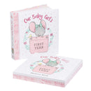Our Baby Girl's First Year Padded Hardcover Memory Book