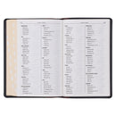 KJV Bijbel Deluxe Cadeau Volnerf Leer, Zwart/Zadelbruin