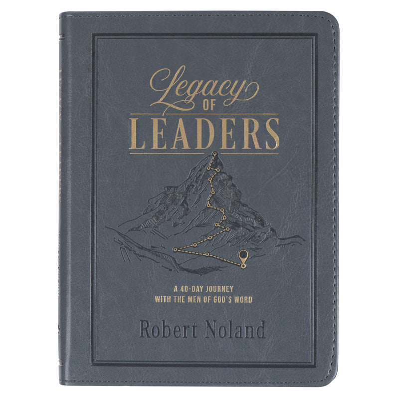 Legacy of Leaders Gray Faux Leather 