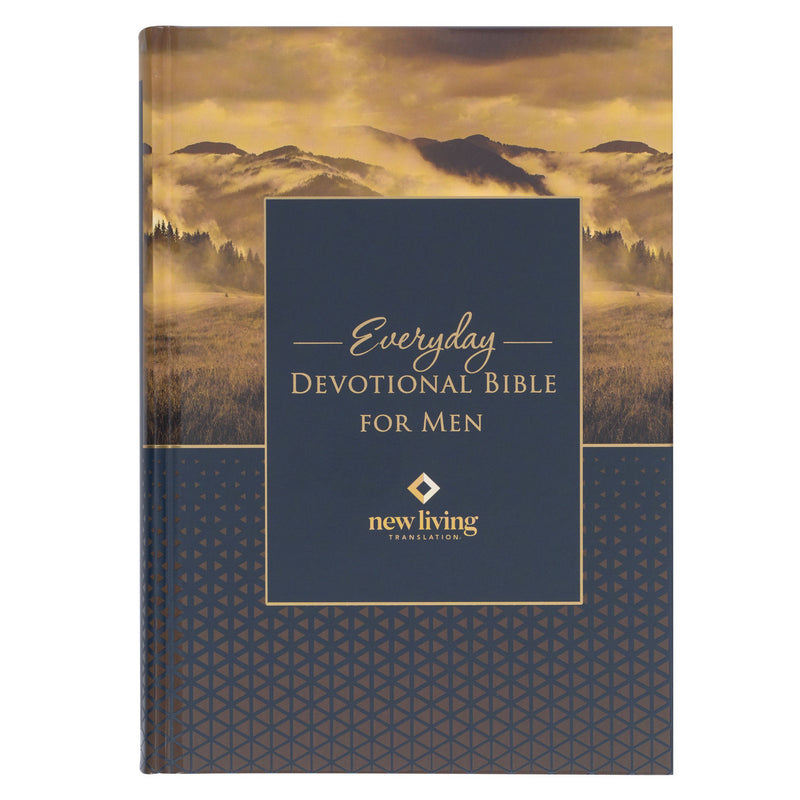 Everyday Bible for Men Gold and Navy HC