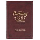 Pursuing God Saddle Tan Large print