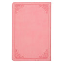 Kijk omhoog, meisje! Roze imitatieleer