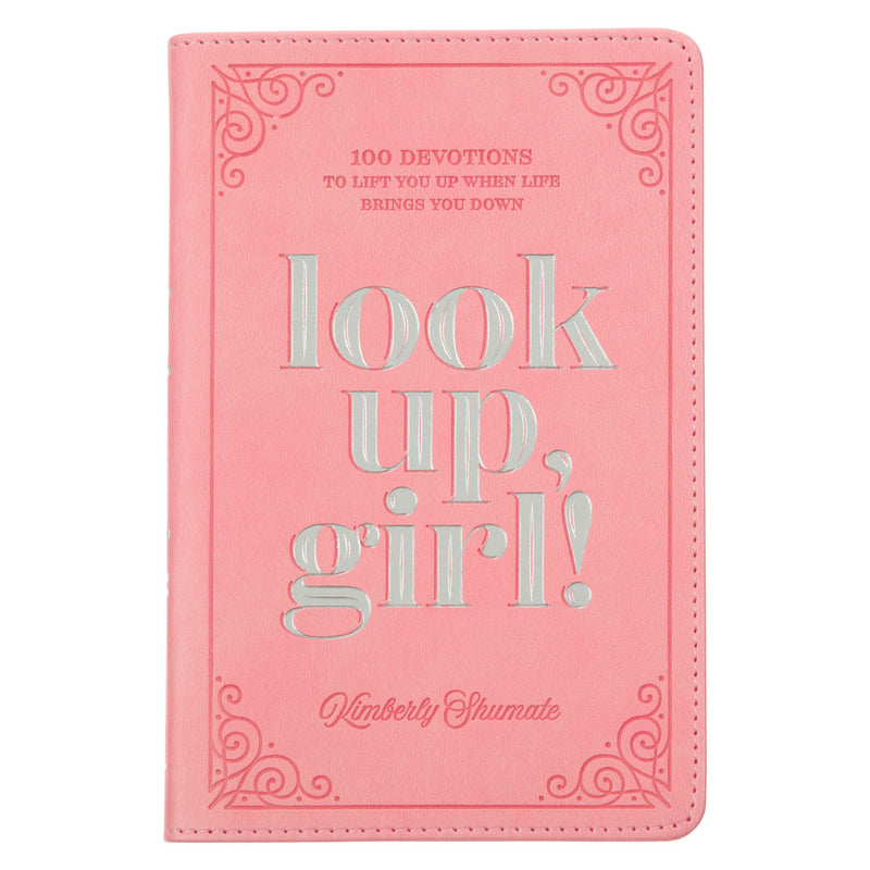 Look Up, Girl! Pink Faux Leather