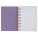 Liefde is vriendelijk koraal klaproos spiraal dagboek