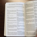 Comfort print bijbel zwart soft touch