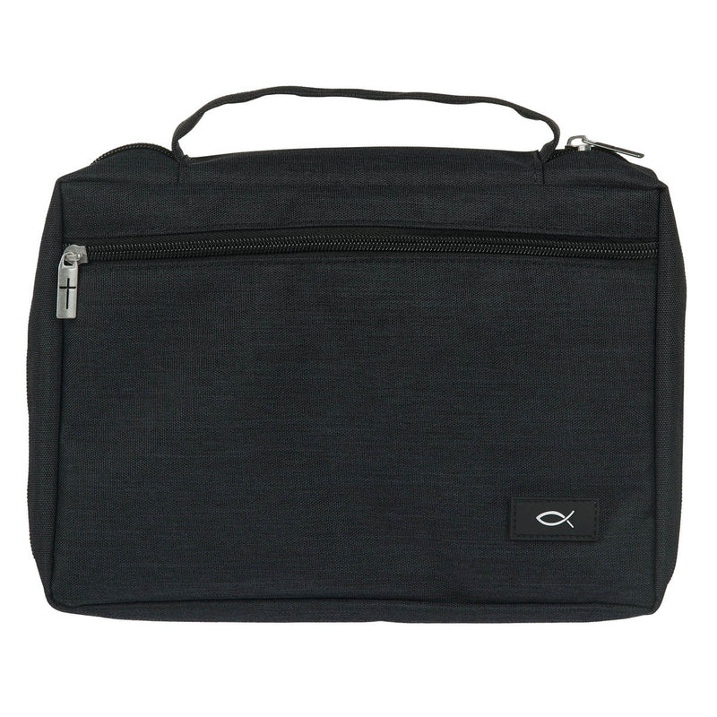 Ichthus Patch Zwarte Bijbelhoes