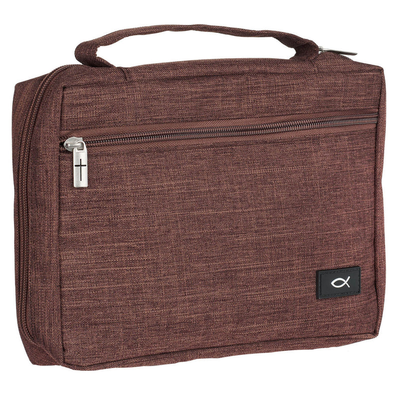 Ichthus Patch Bruine Bijbelhoes