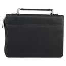 Be Strong Eph. 6:10 Bible Cover Classic Gray/Black .