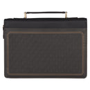 Vertrouw op de Heer Spr. 3:5 Bijbelomslag Klassiek Grijs/Zwart.