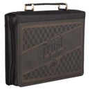 Vertrouw op de Heer Spr. 3:5 Bijbelomslag Klassiek Grijs/Zwart.