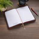 Ik zal je dragen Jesaja 46:4 Dagboek Klassieke Rits Tweekleurig Bruin