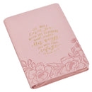 He Will Cover You Ps. 91:4 Journal Classic Zip Pink