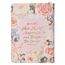 Strength & Dignity Prov. 31:25 Journal Classic Zip Pink
