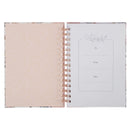 Pink Blue Floral Be Still Ps. 46:10  Journal Wirebound