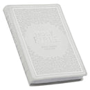 Wit imitatieleer grote print dun Ind