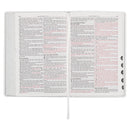 Wit imitatieleer grote print dun Ind