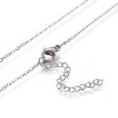 Cross stainless steel necklace 45cm