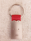 God is liefde sleutelhanger Metaal