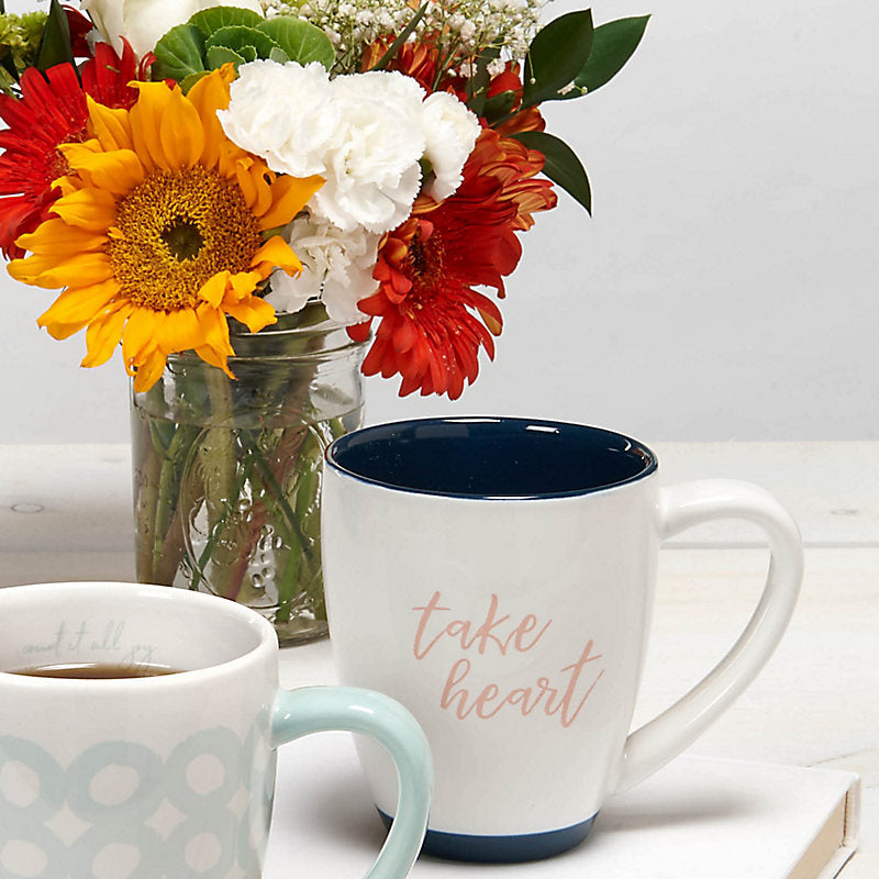 take heart coffee mug