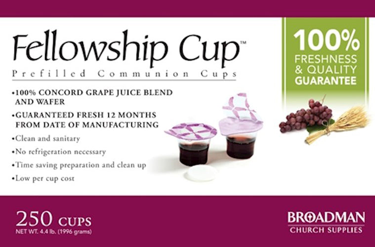 Fellowship Cups (250) Prefil Wafer&Juice