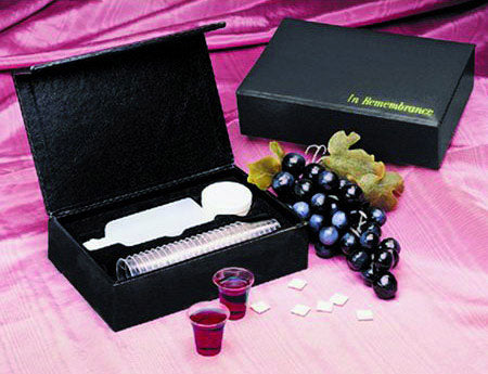 Portable Communion Set - Black