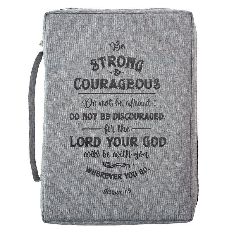 Be strong and courageous - Poly-Canvas