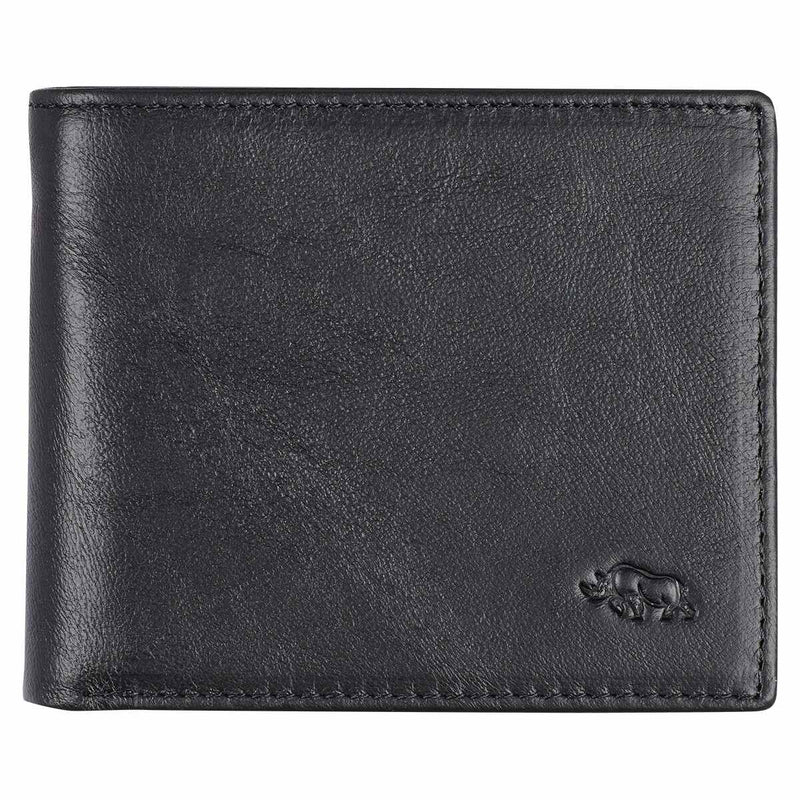 Men's Black Bifold Rhino Armor Wallet