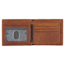 Men's Brown Bifold Rhino Armor Wallet