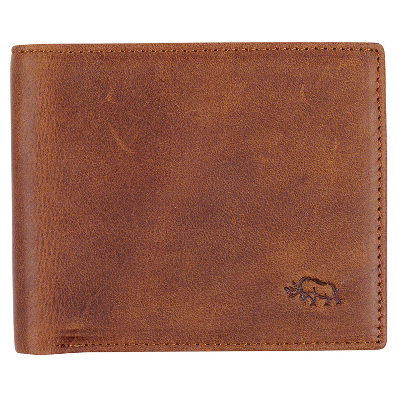 Men's Brown Bifold Rhino Armor Wallet