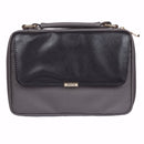 Faith Badge Grijs/Zwart Luxleer