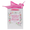 Zegen u en houd u bloemen met kaart