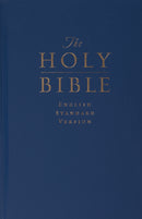 Esv Premium Pew And Worship Bible-Navy Blue Hardcover