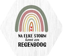 Na elke storm komt een regenboog
